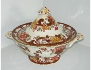 Lidded Covered Round Vegetable Tureen