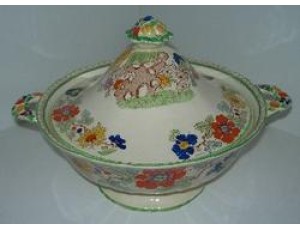 Lidded Covered Round Vegetable Tureen