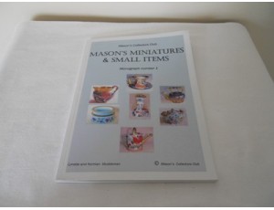 Masons Collectors Club Miniatures & Small Items Book